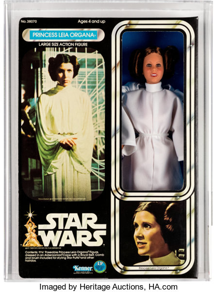 Star Wars 12 Inch Series Princesse Leia Organa AFA 95 MINT (Kenner 