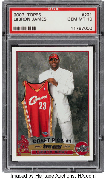 2003-2004 Topps Chrome Basketball #111 LeBron James Rookie