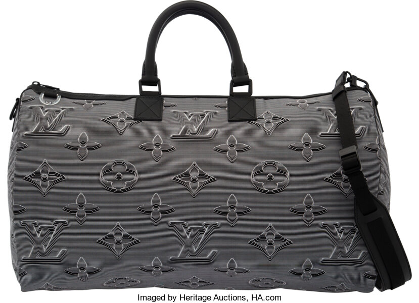 Louis Vuitton White And Rainbow Comic Book Monogram Canvas Keepall