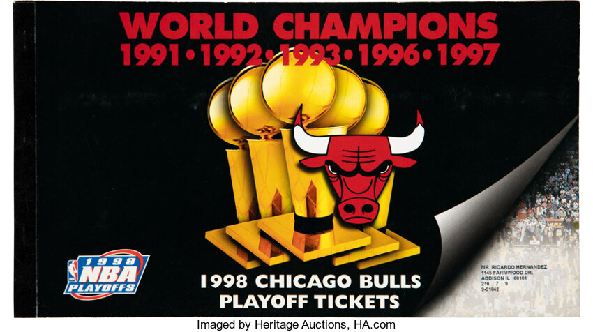 Vintage 1998 Chicago Bulls Finals Champs Looney India