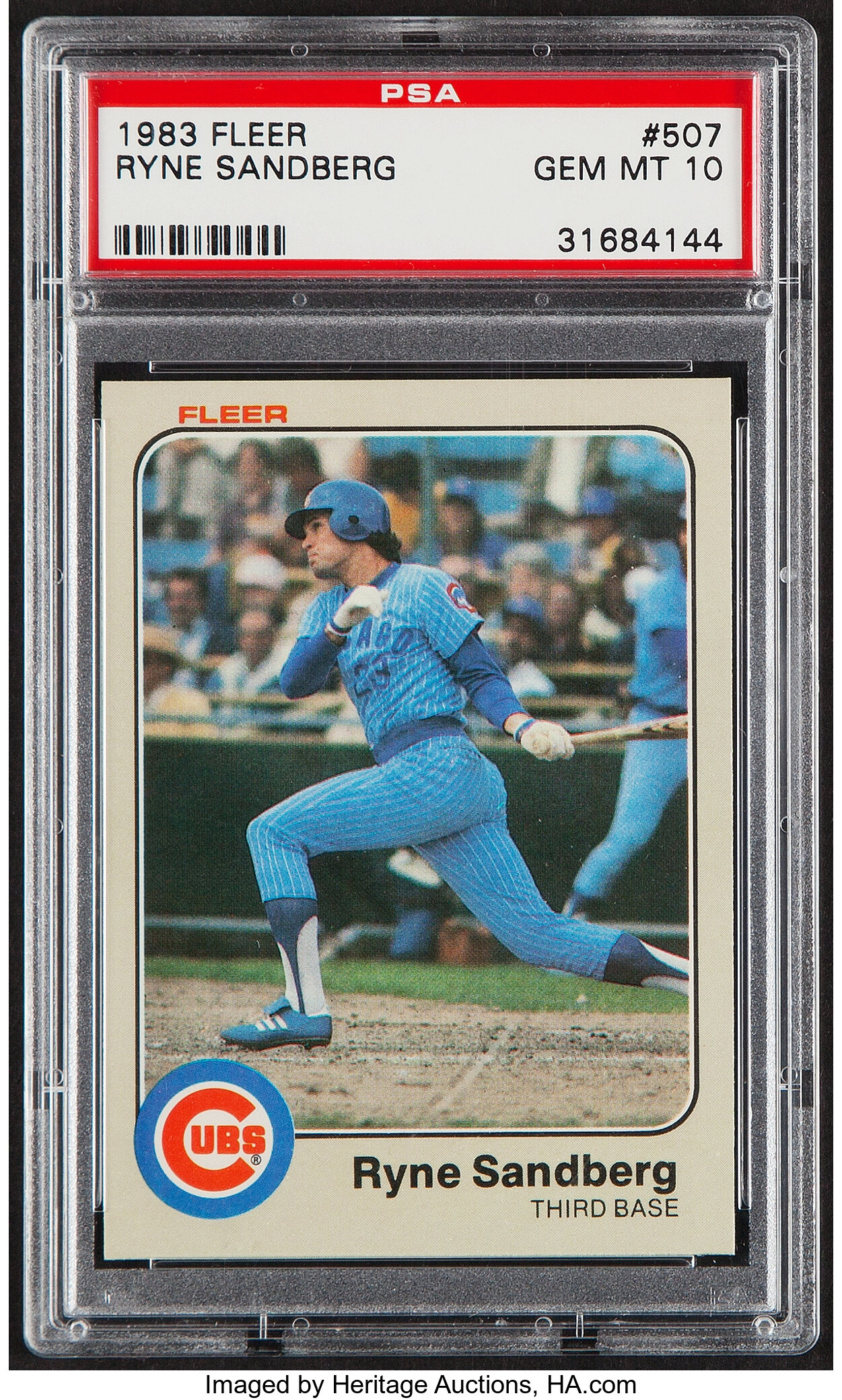 Lot - 1983 Donruss Ryne Sandberg Rookie Card