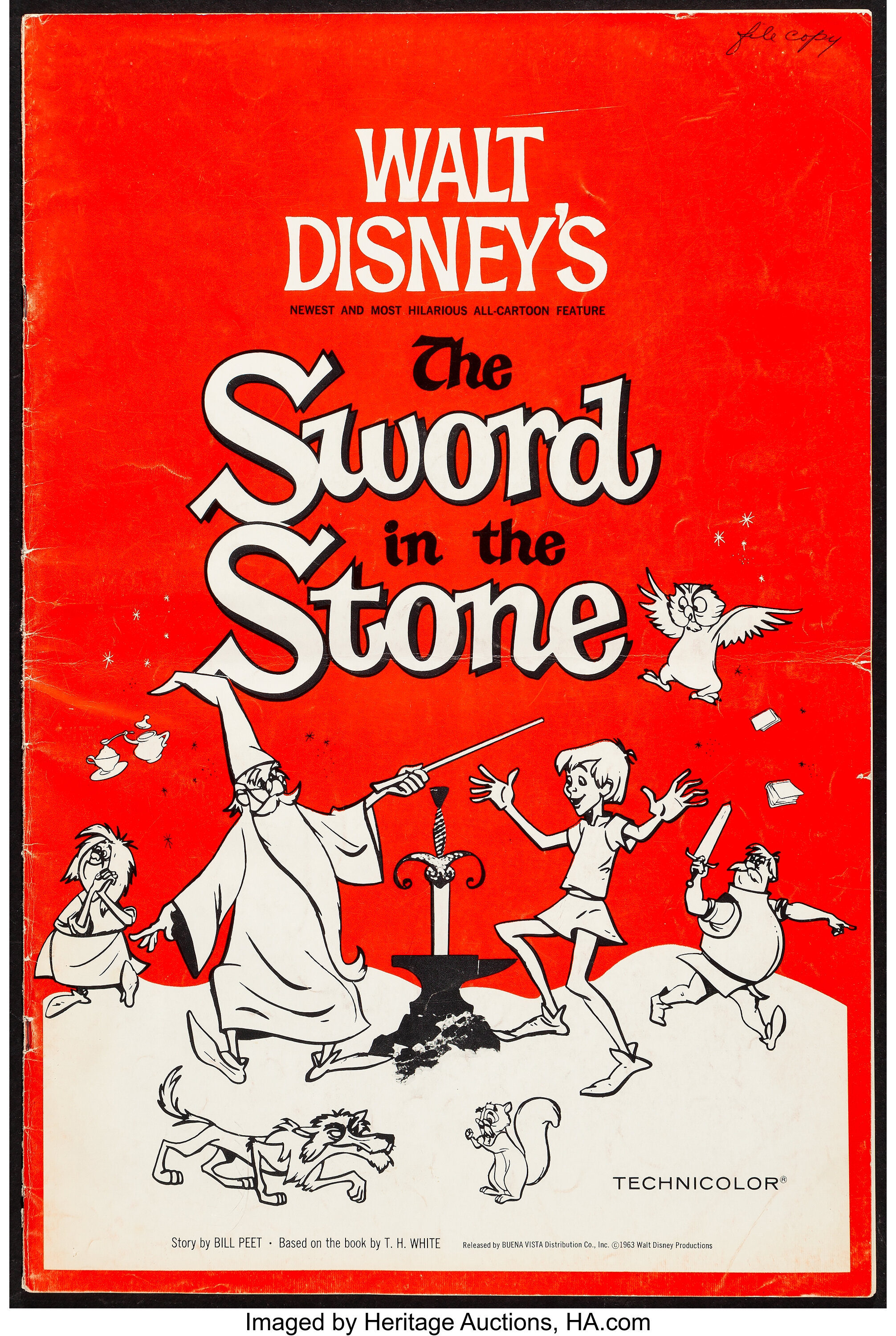 the sword in the stone poster