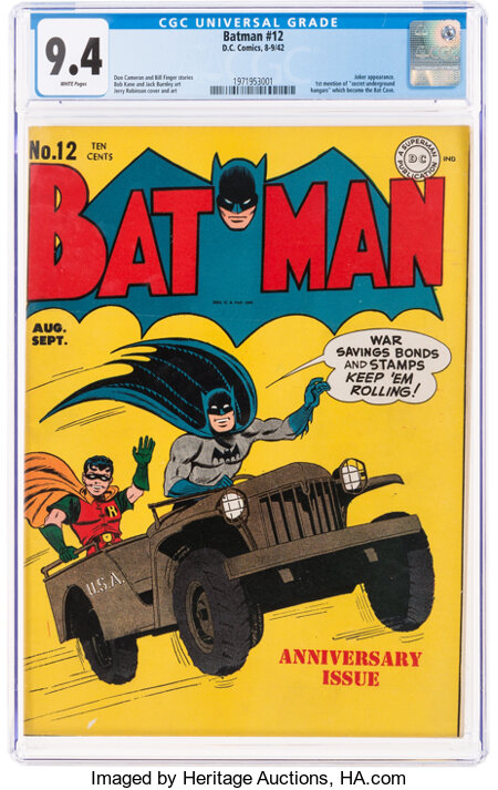 How Much Is Batman #12 Worth? Browse Comic Prices | Heritage Auctions