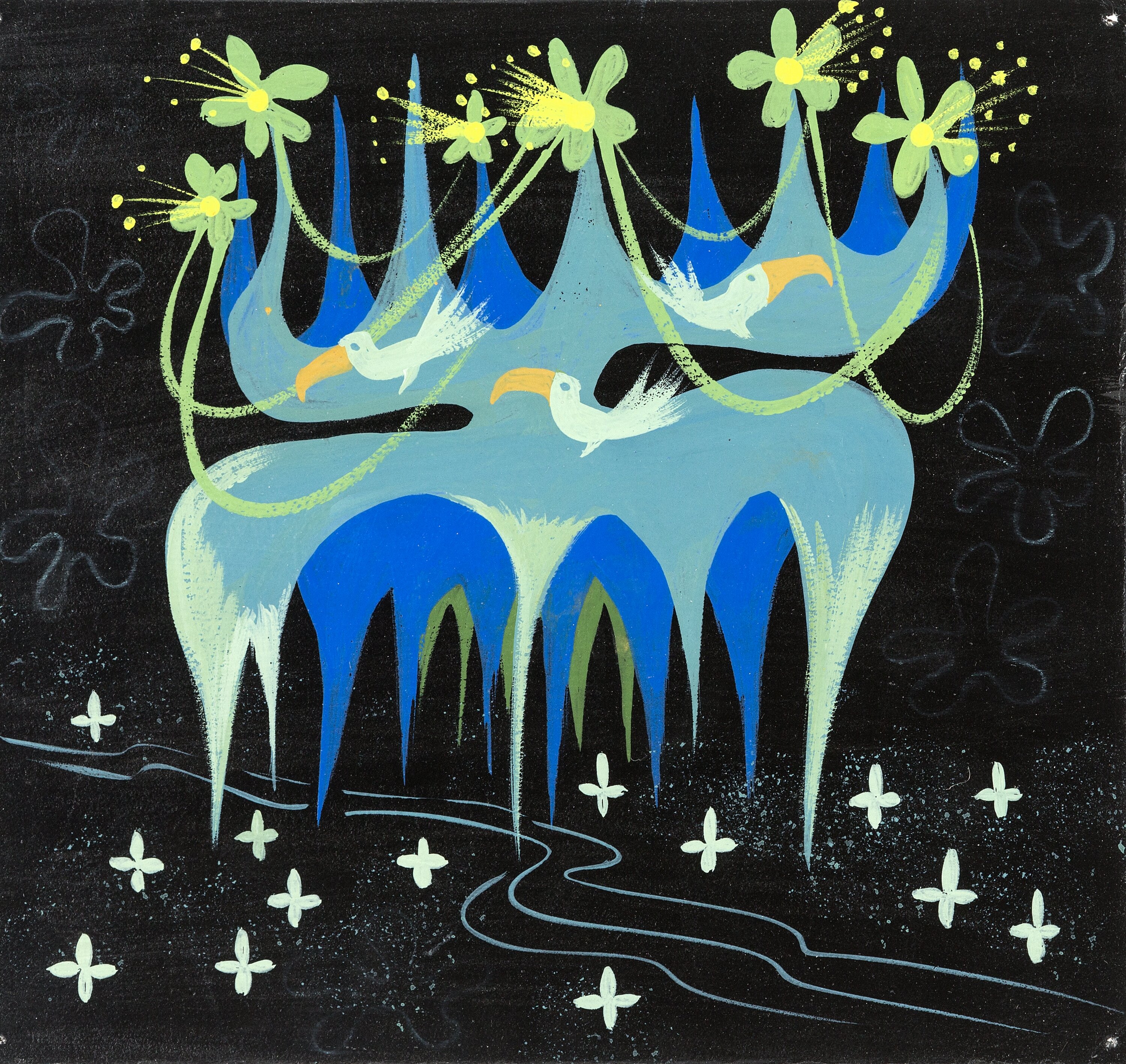 Mary Blair It S A Small World Peinture Conceptuelle Walt Disney Lot 267 Heritage Auctions