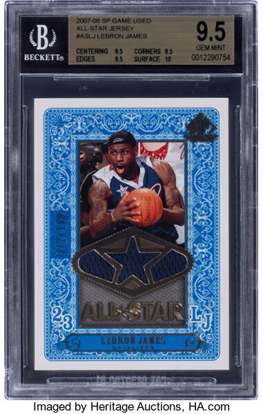 7 figure Lebron James? 2008-2009 all star game used jersey. : r