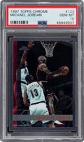 1997 Topps Chrome Michael Jordan #123 PSA Gem Mint 10. | Lot