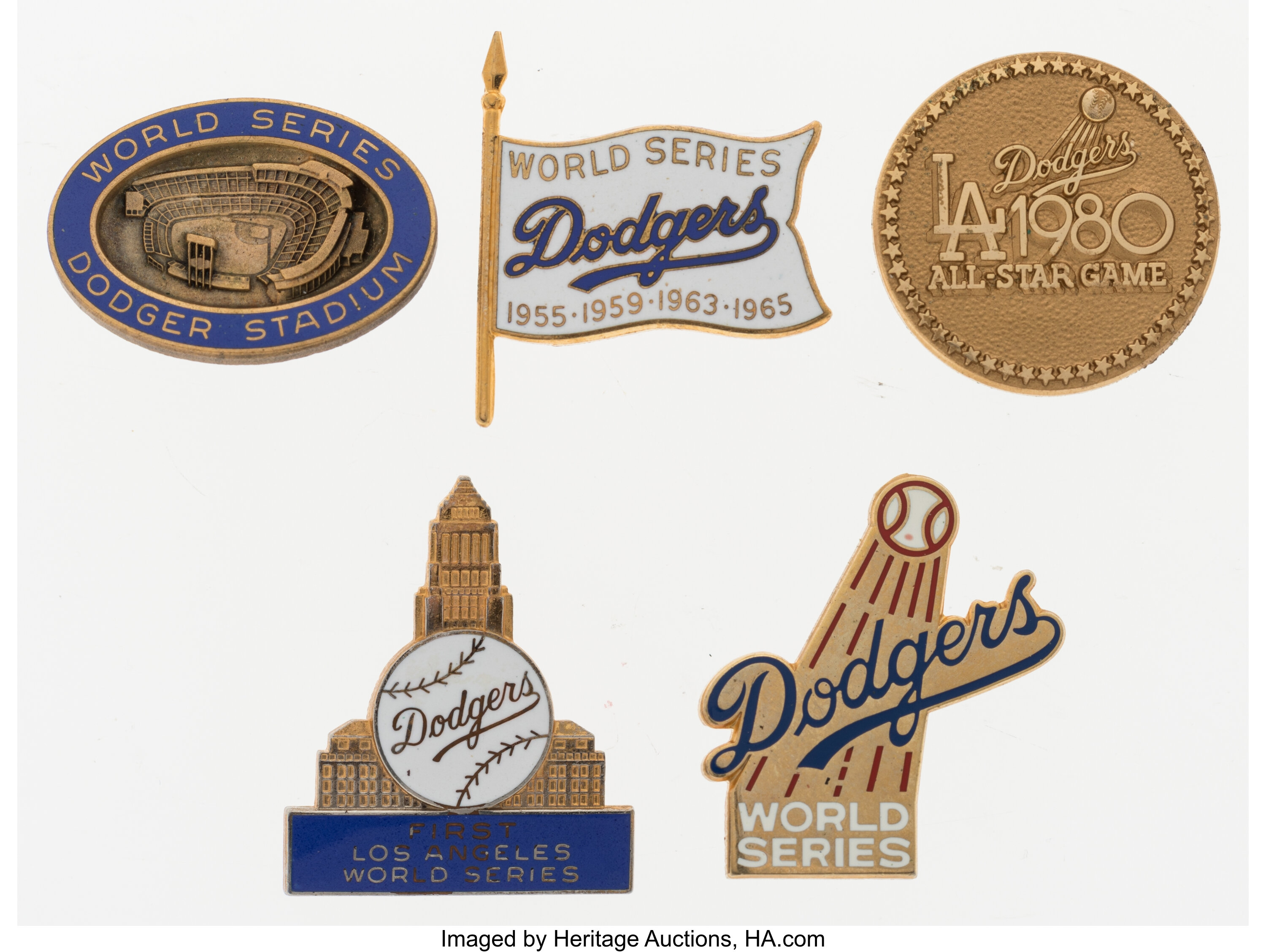 Official Los Angeles Dodgers Collectible Patches, Pins, Dodgers