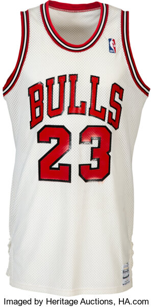 Michael Jordan's Game-Worn Chicago Bulls Jersey From His Final NBA