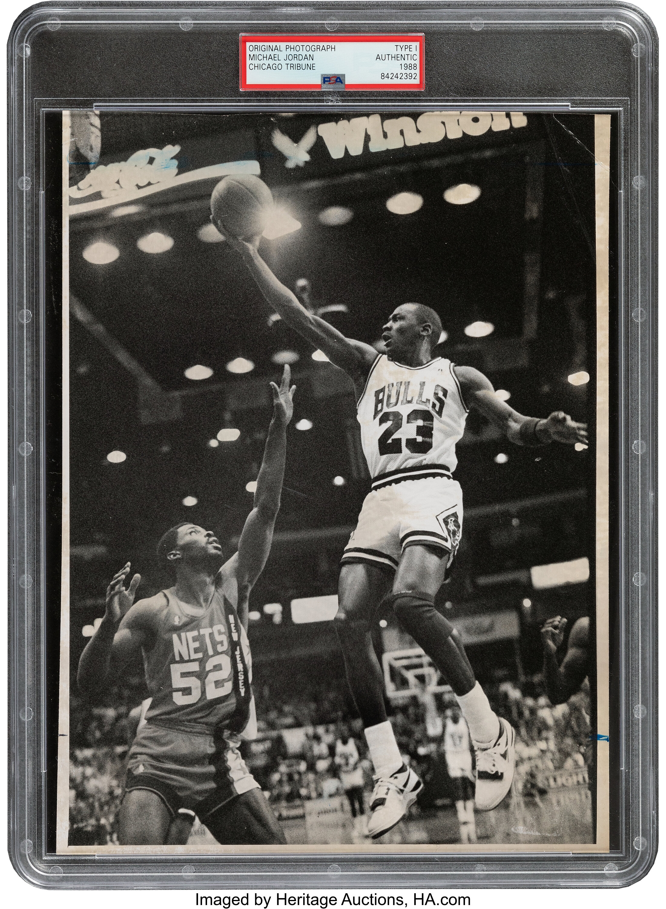 1988 Michael Jordan Original Photograph, PSA/DNA Type 1. ... | Lot ...