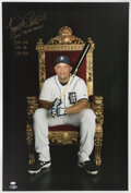 Miguel Cabrera 2012 Triple Crown - 9 x 12 Sublimated Plaque