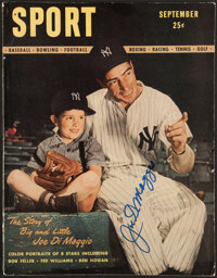 Lucky To Be A Yankee. by Di Maggio, Joe [DiMaggio]: (1946) Signed