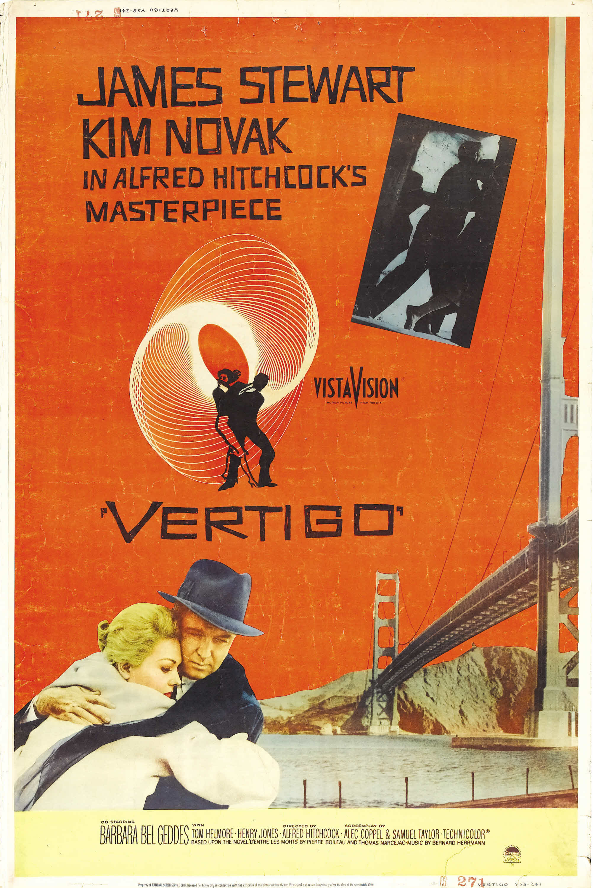 vertigo movie poster minimal