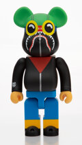 BE@RBRICK X BAPE X Hebru Brantley X Social Status. Shark Face 400