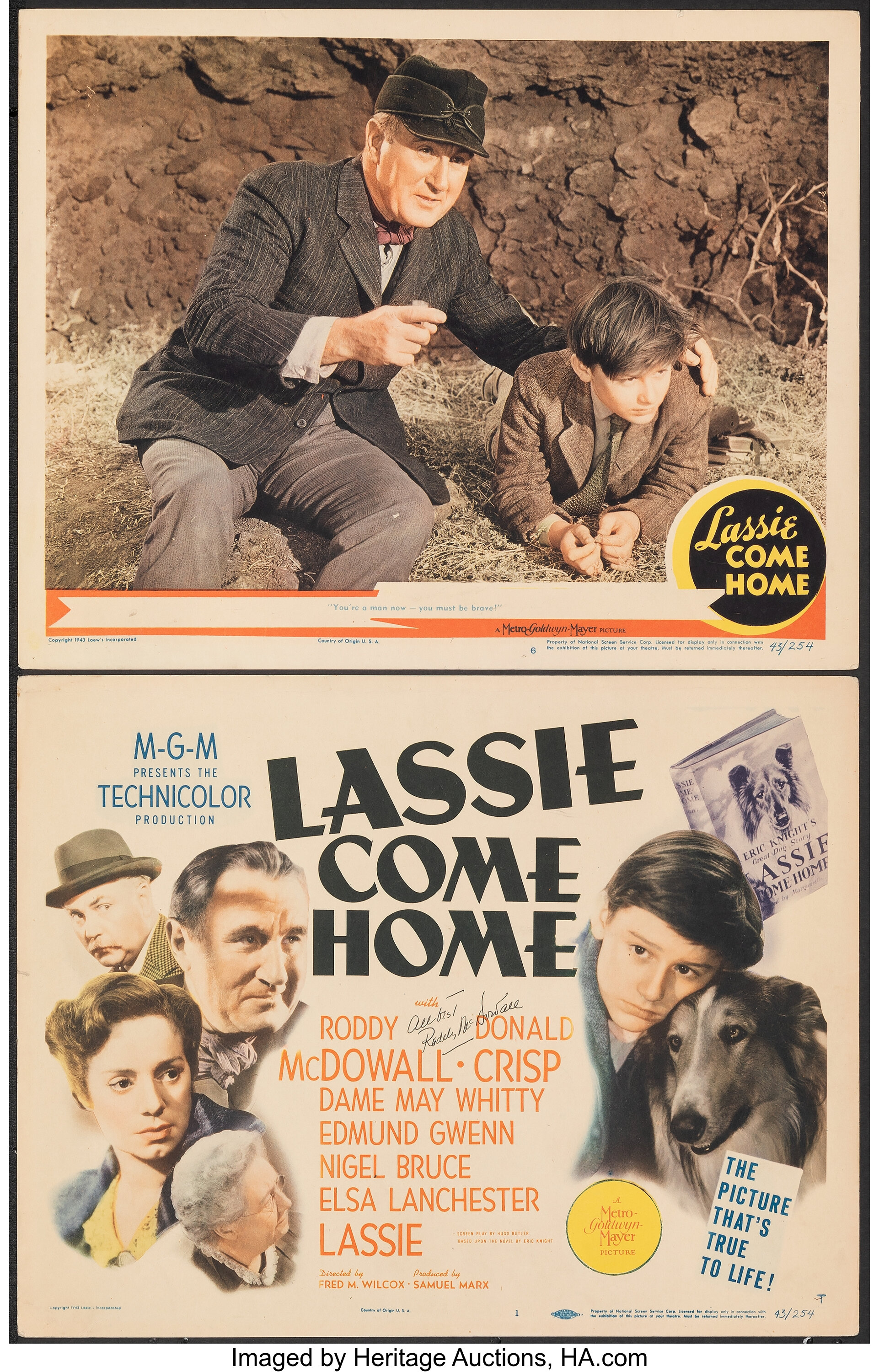 Lassie Come Home. 1943. Directed by Fred M. Wilcox