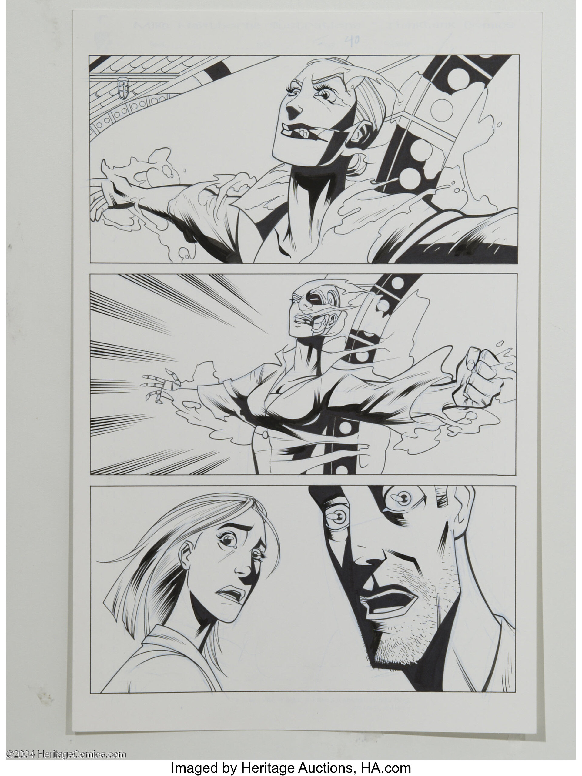 Mike Hawthorne and Rick Remender - Terminator 3 #4 pages 40 and 47