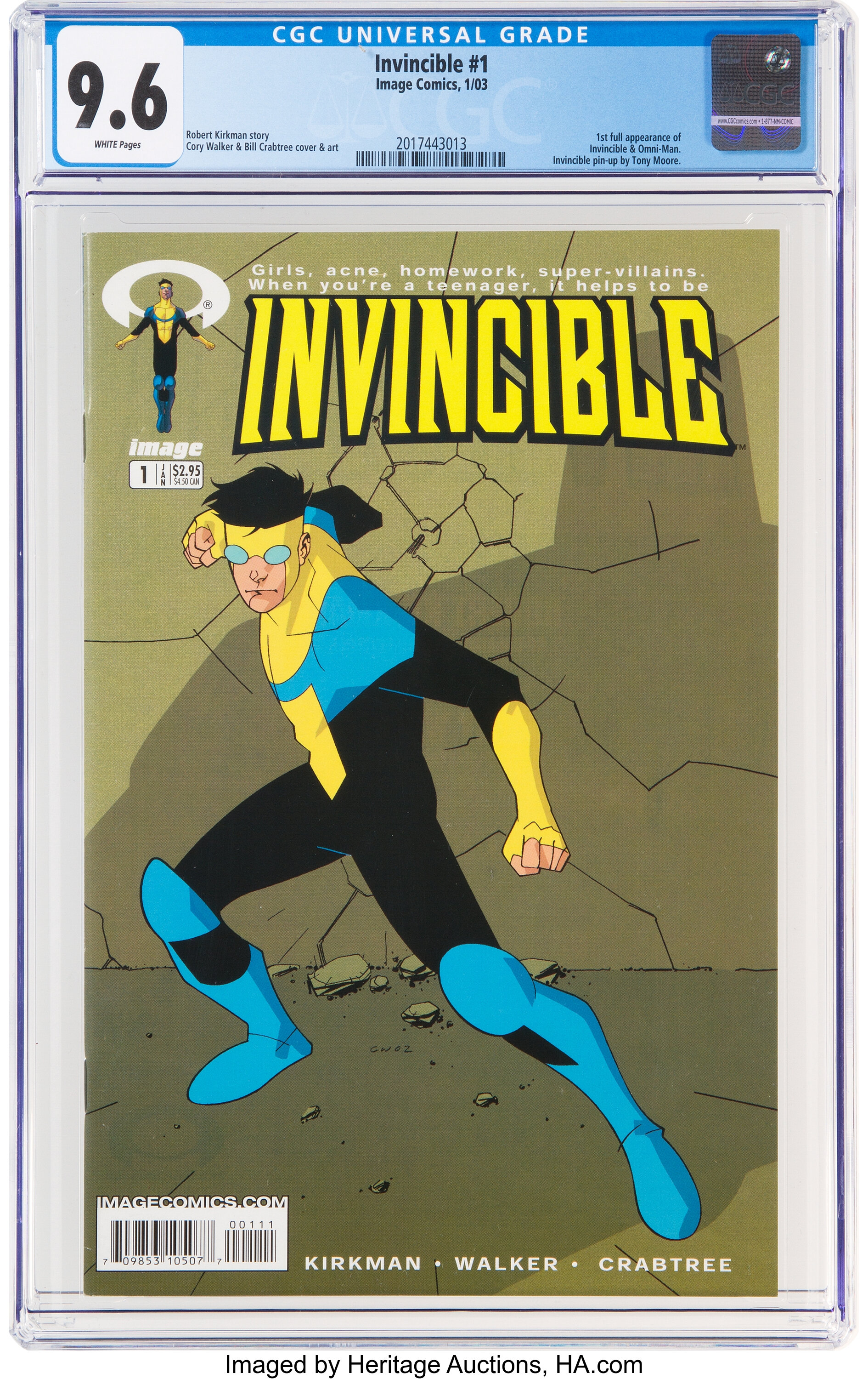 Invincible #1 CGC 9.6  Animated Series Promo Edition