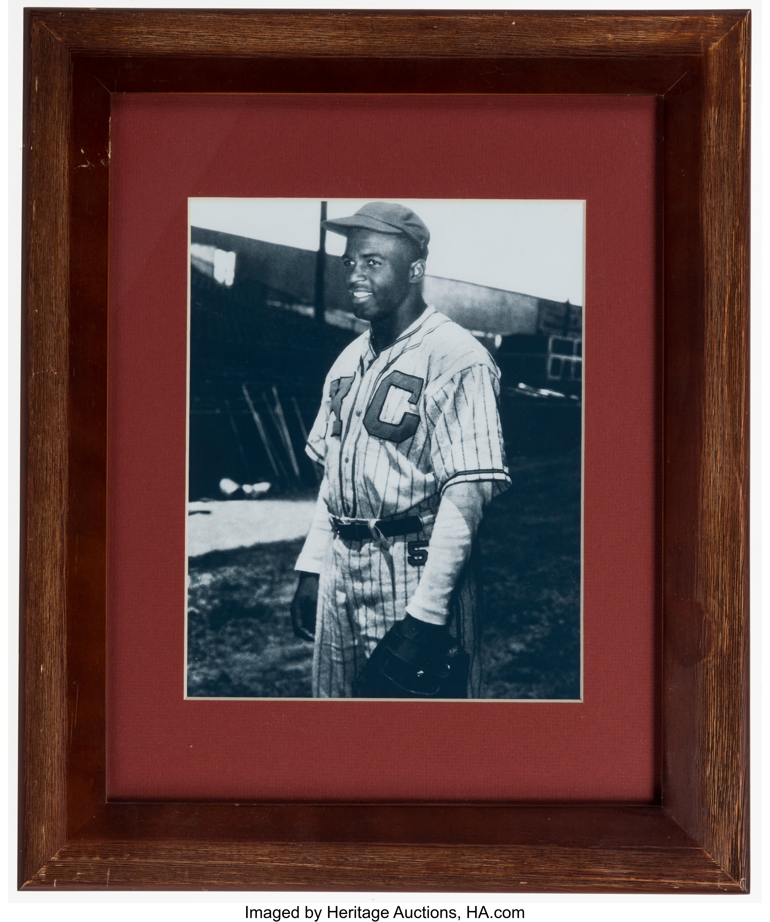 Jackie Robinson Negro Leagues Photograph Baseball Collectibles Lot 42207 Heritage Auctions 3107