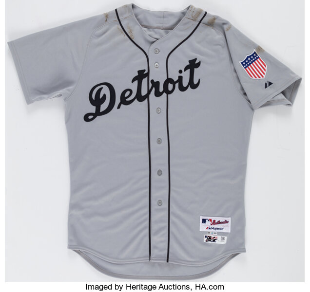 2015 Victor Martinez Game Used Detroit Tigers Throwback Uniform., Lot  #42221