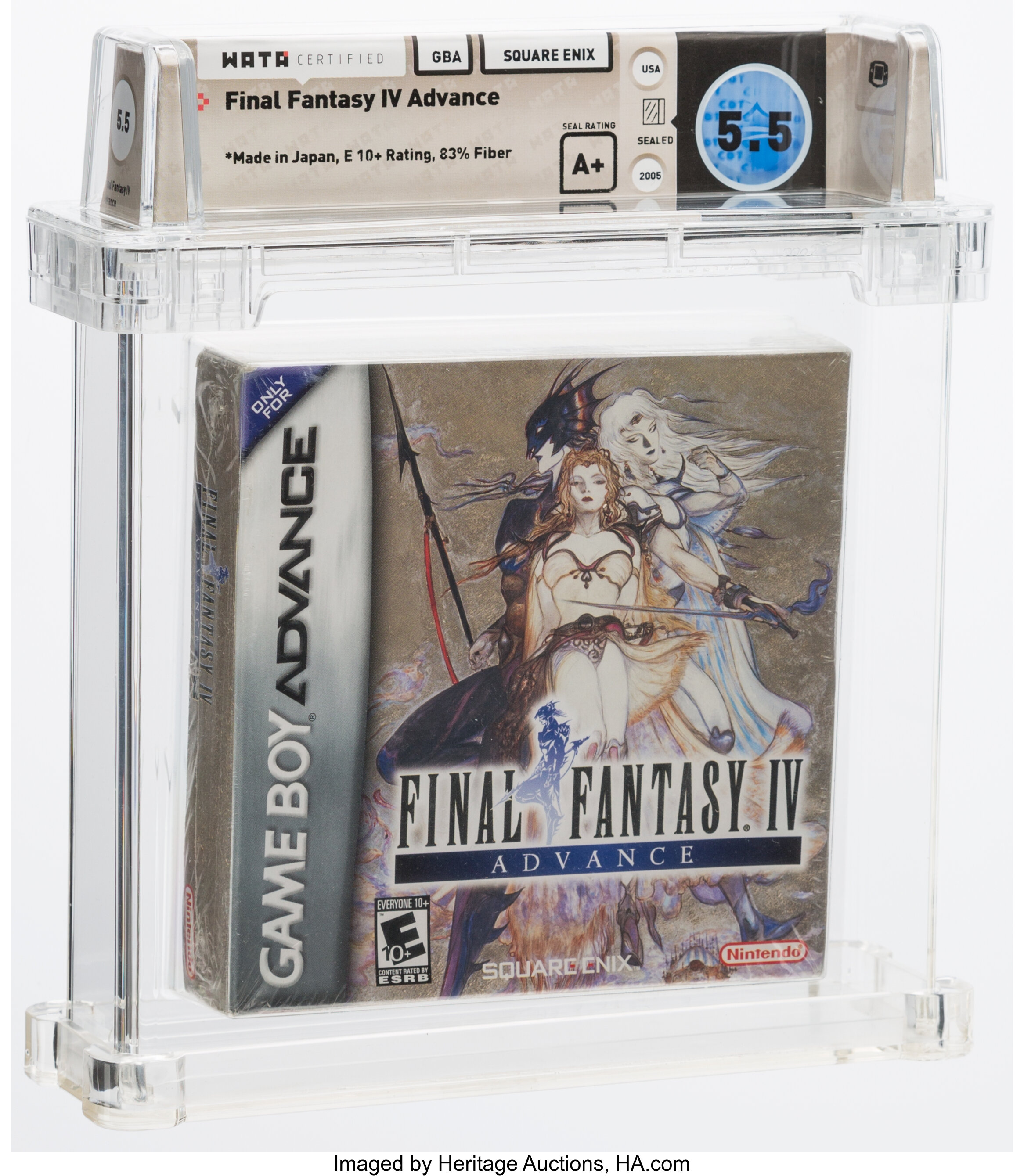 Final Fantasy Iv Advance Wata 5 5 A Sealed Gba Square Enix 05 Lot Heritage Auctions