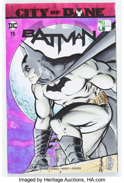 Tone Rodriguez Batman #75 Sketch Cover Variant Original Art (DC, | Lot  #11081 | Heritage Auctions