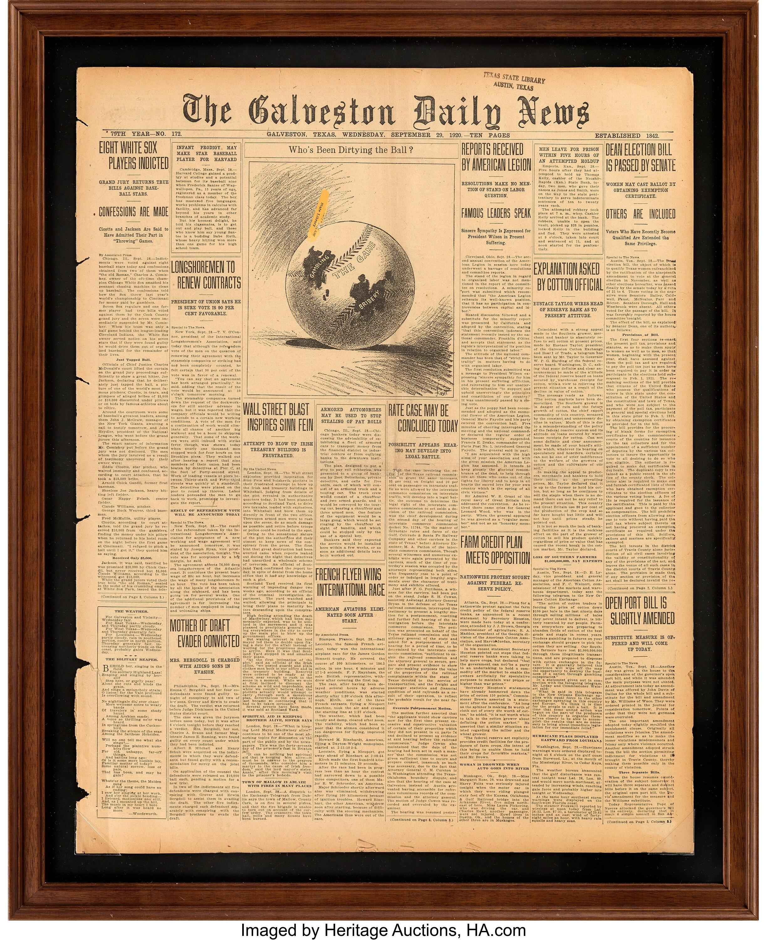 Illinois History on X: 8 baseball players indicted #OnThisDay in 1920 in  Chicago Black Sox scandal.  #ILhistory   / X