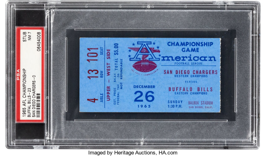 1965 AFL Title Game 