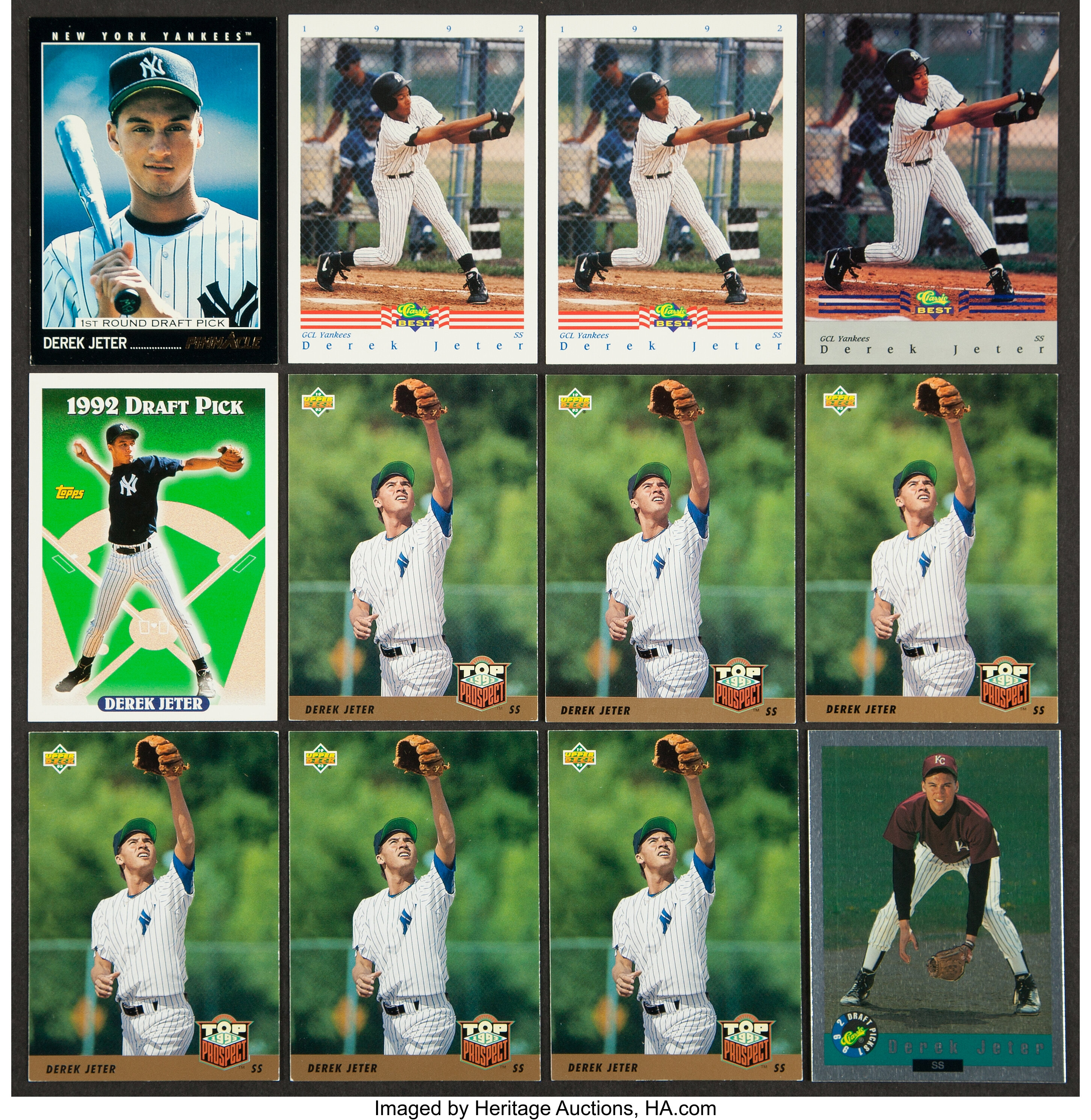 Sold at Auction: 1992 Derek Jeter Classic Draft Picks Foil