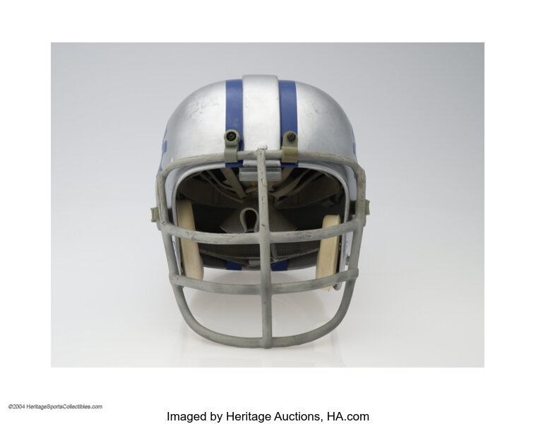 Detroit Lions 1961-67 Reproduction Helmet Silver Riddell