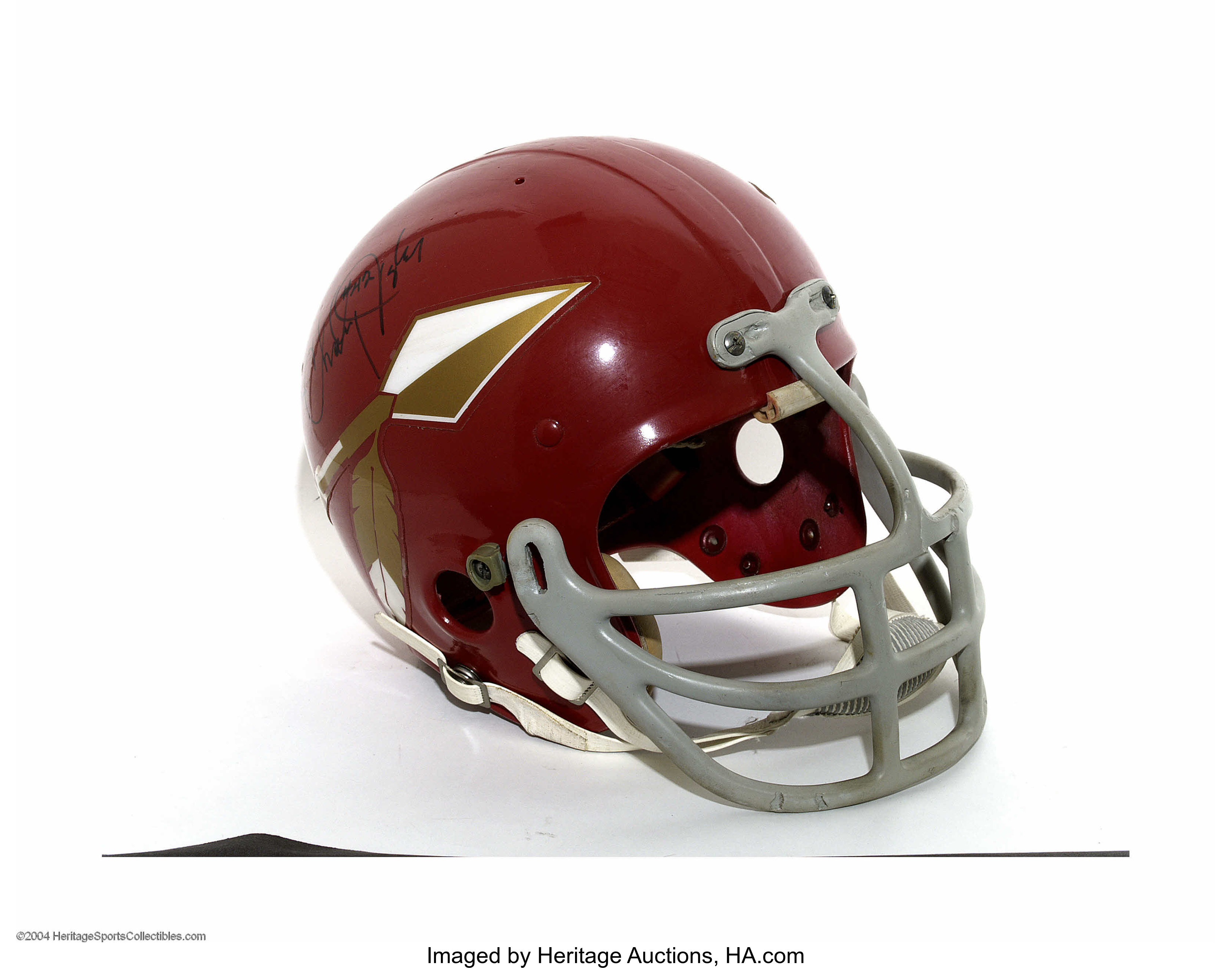 Sold at Auction: Sonny Jurgensen Signed Redskins Football Helmet