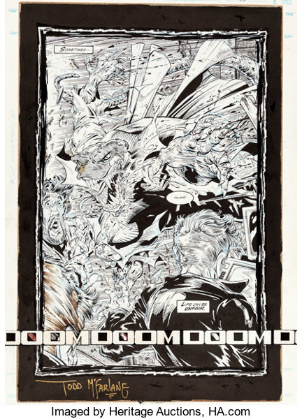 Original Comic Art:Splash Pages, Todd McFarlane Spider-Man