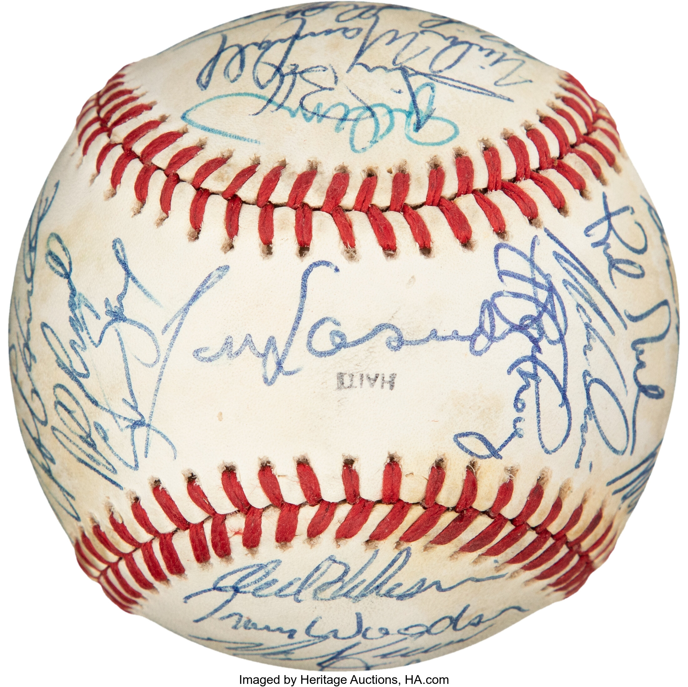 Tom Lasorda & Kirk Gibson Autographed Official 1988 World Series Baseball