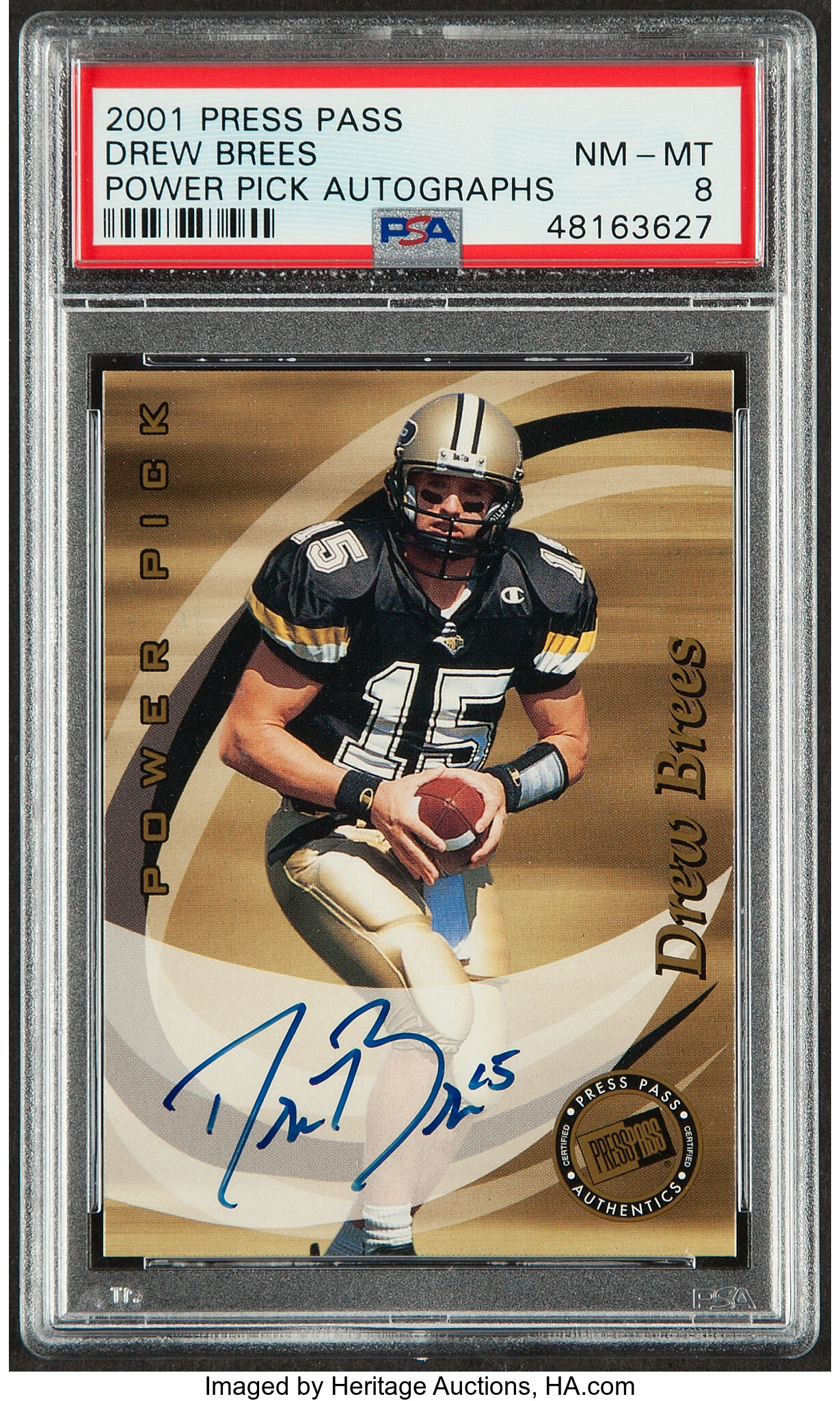 Sold at Auction: Drew Brees Autographed Jersey