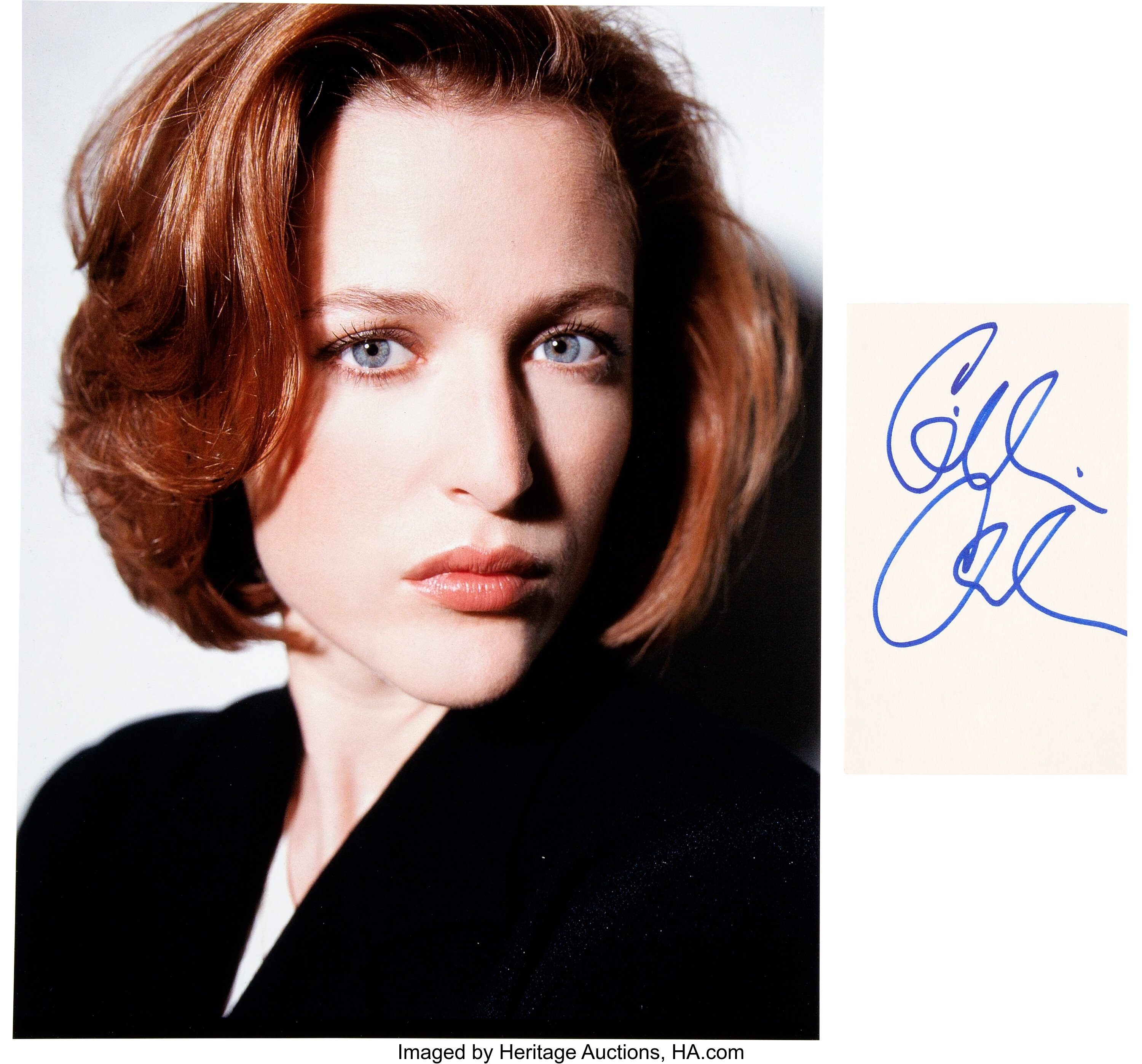 REPRINT GILLIAN ANDERSON #1 X-Files autographed signed photo copy 
