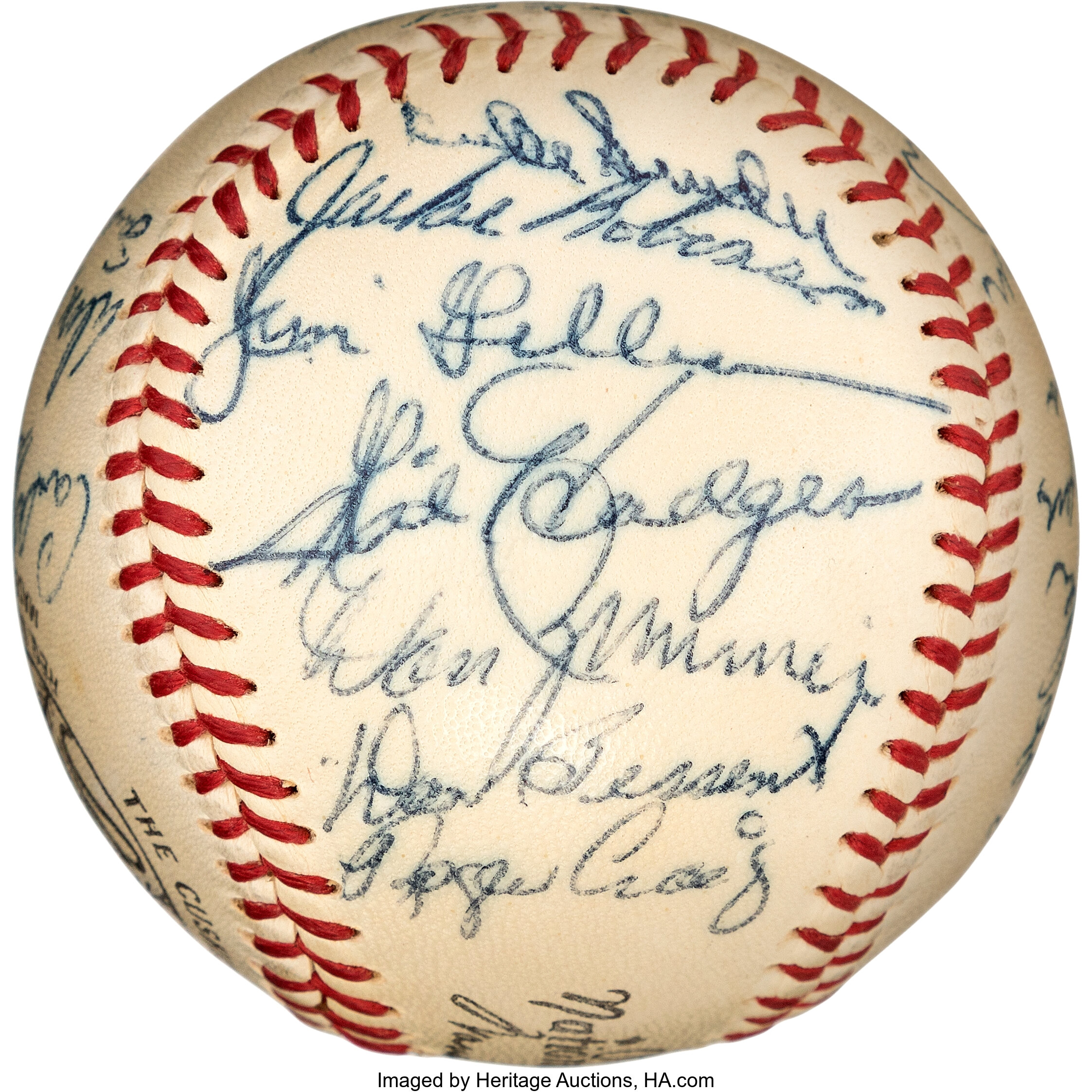 Sold at Auction: Baseball Memorabilia Archive Ft. Brooklyn Dodgers