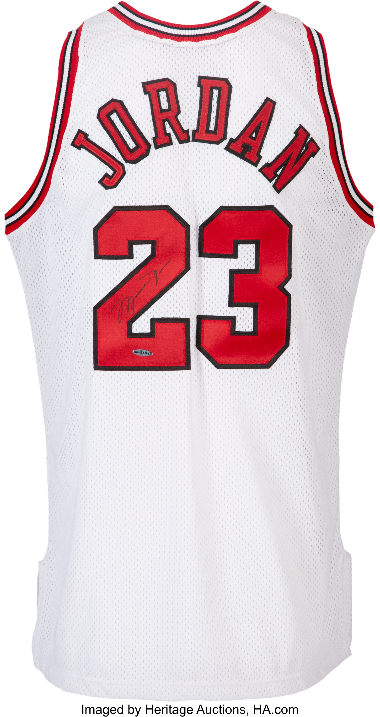 Michael Jordan Signed Chicago Bulls Home Jersey