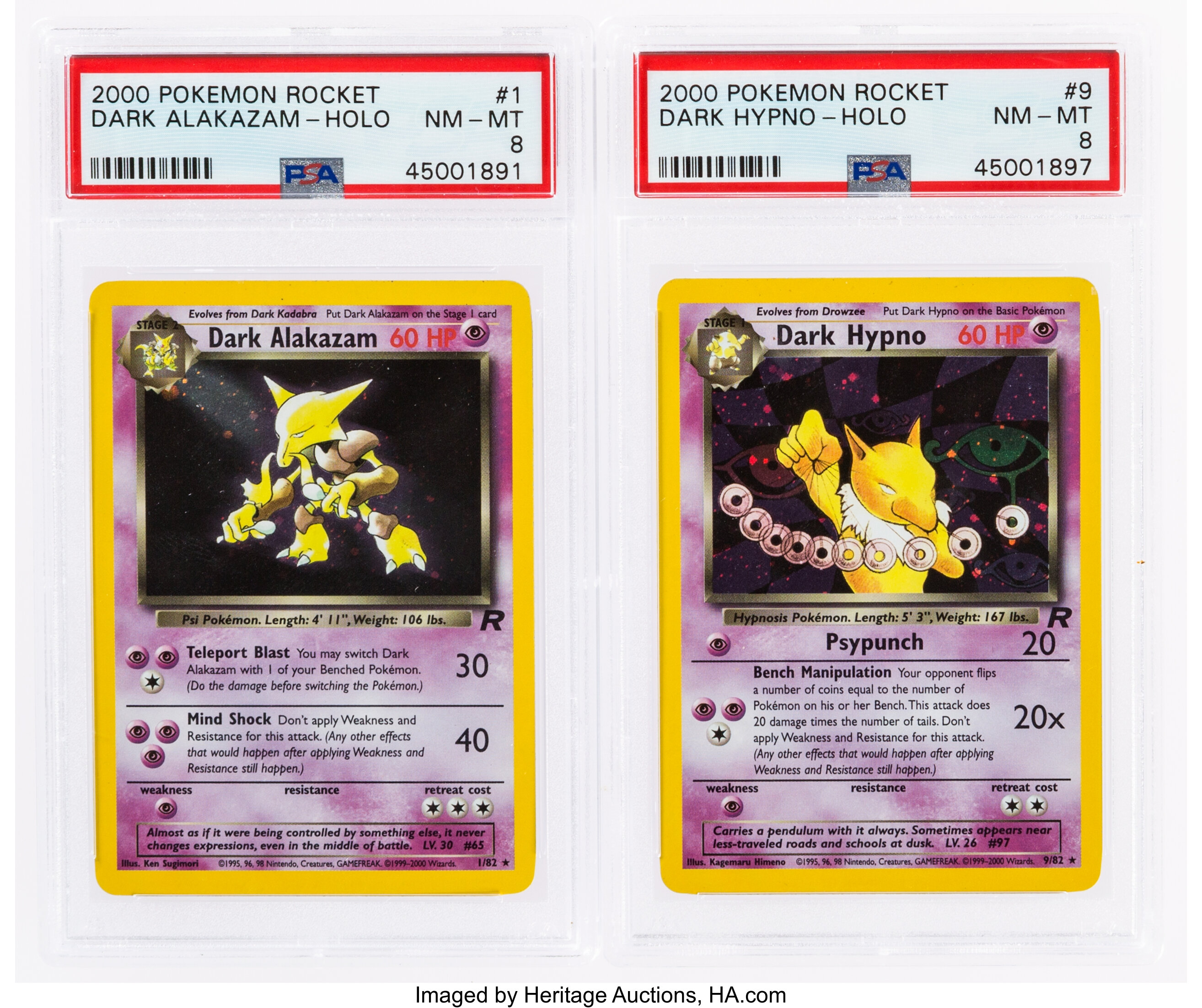 Check the actual price of your Dark Alakazam 1/82 Pokemon card