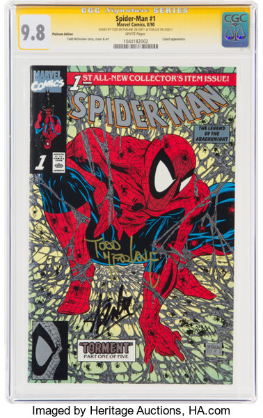 Spider-Man #1 Platinum Edition - Signature Series: Stan Lee and | Lot  #17341 | Heritage Auctions