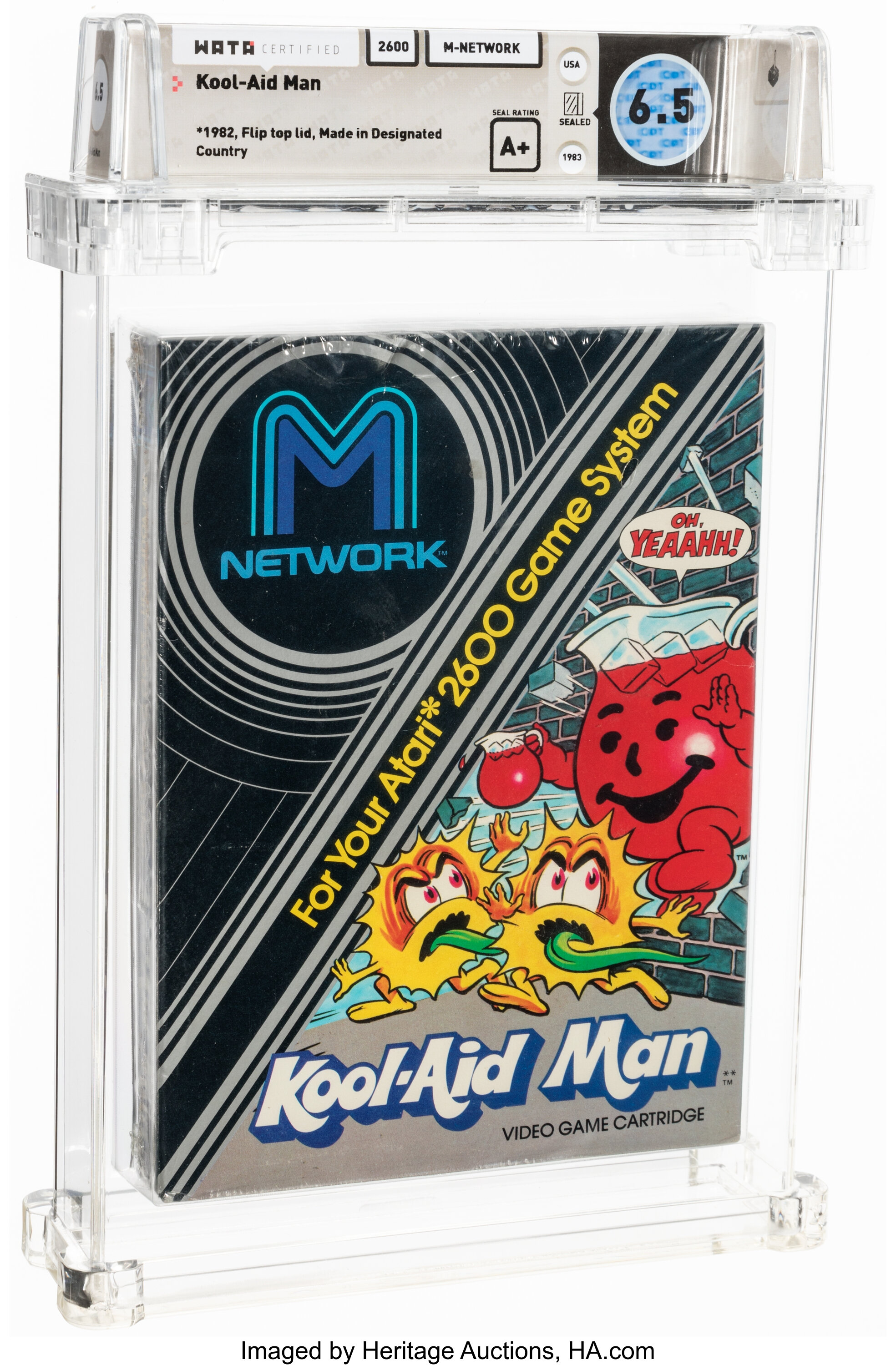 Kool-Aid Man - Wata 6.5 A+ Sealed, 2600 M-Network 1983 USA.... | Lot #13759  | Heritage Auctions