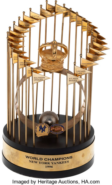 1996 NEW YORK YANKEES WORLD SERIES CHAMPIONSHIP TROPHY - Buy and Sell Championship  Rings