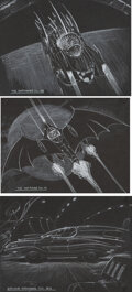 Batman Batmobile, Batcave, and Bat-Plane Original Concept Art Group | Lot  #89037 | Heritage Auctions