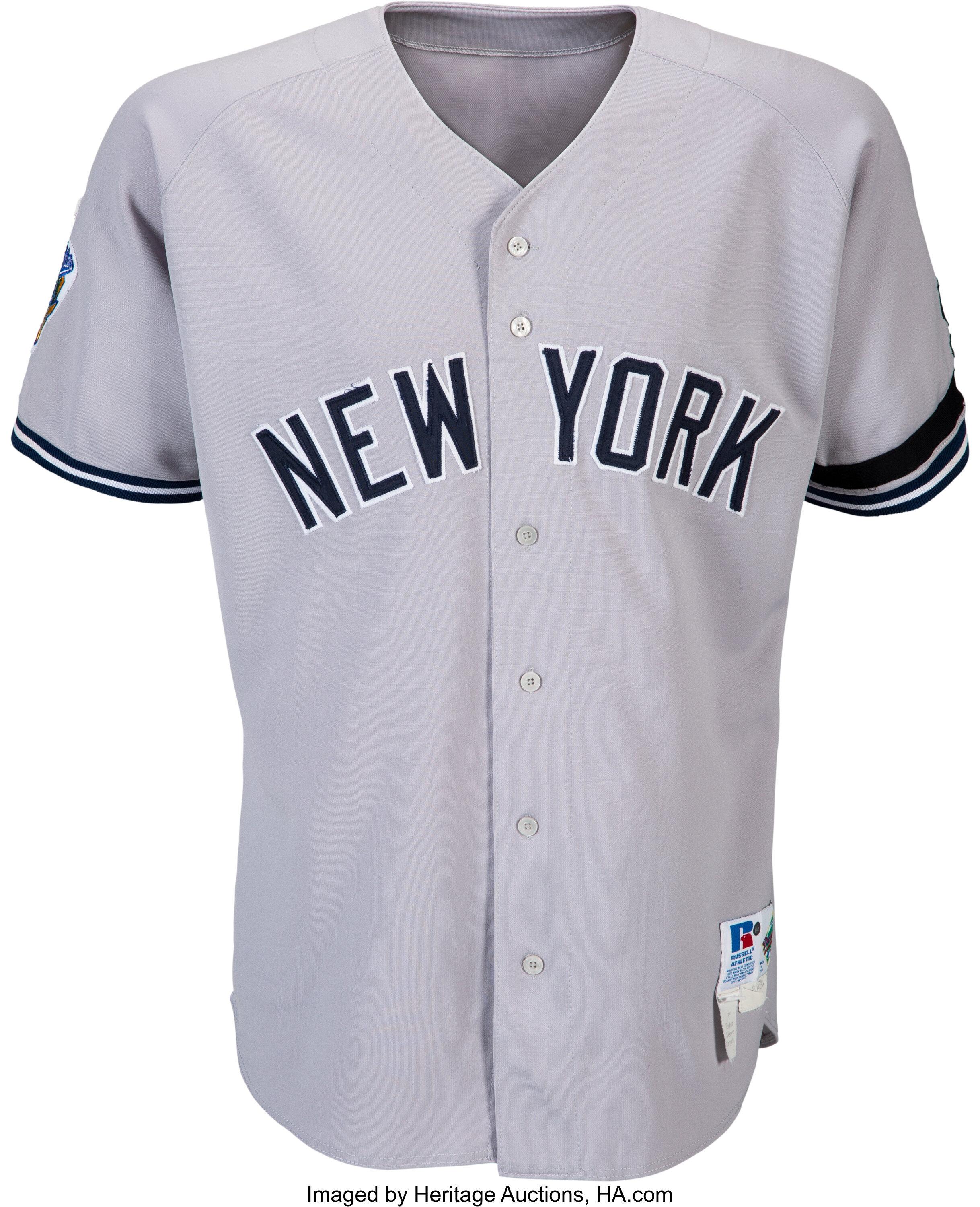 1999 Paul O'Neill World Series Game Worn New York Yankees Jersey, Lot  #59340