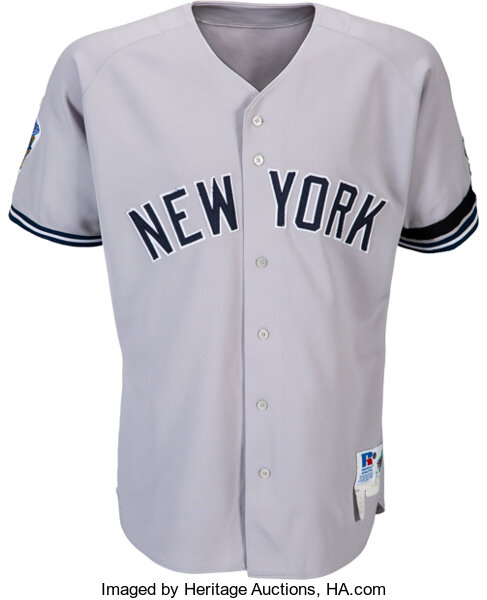 1999 Paul O'Neill World Series Game Worn New York Yankees Jersey, Lot  #59340