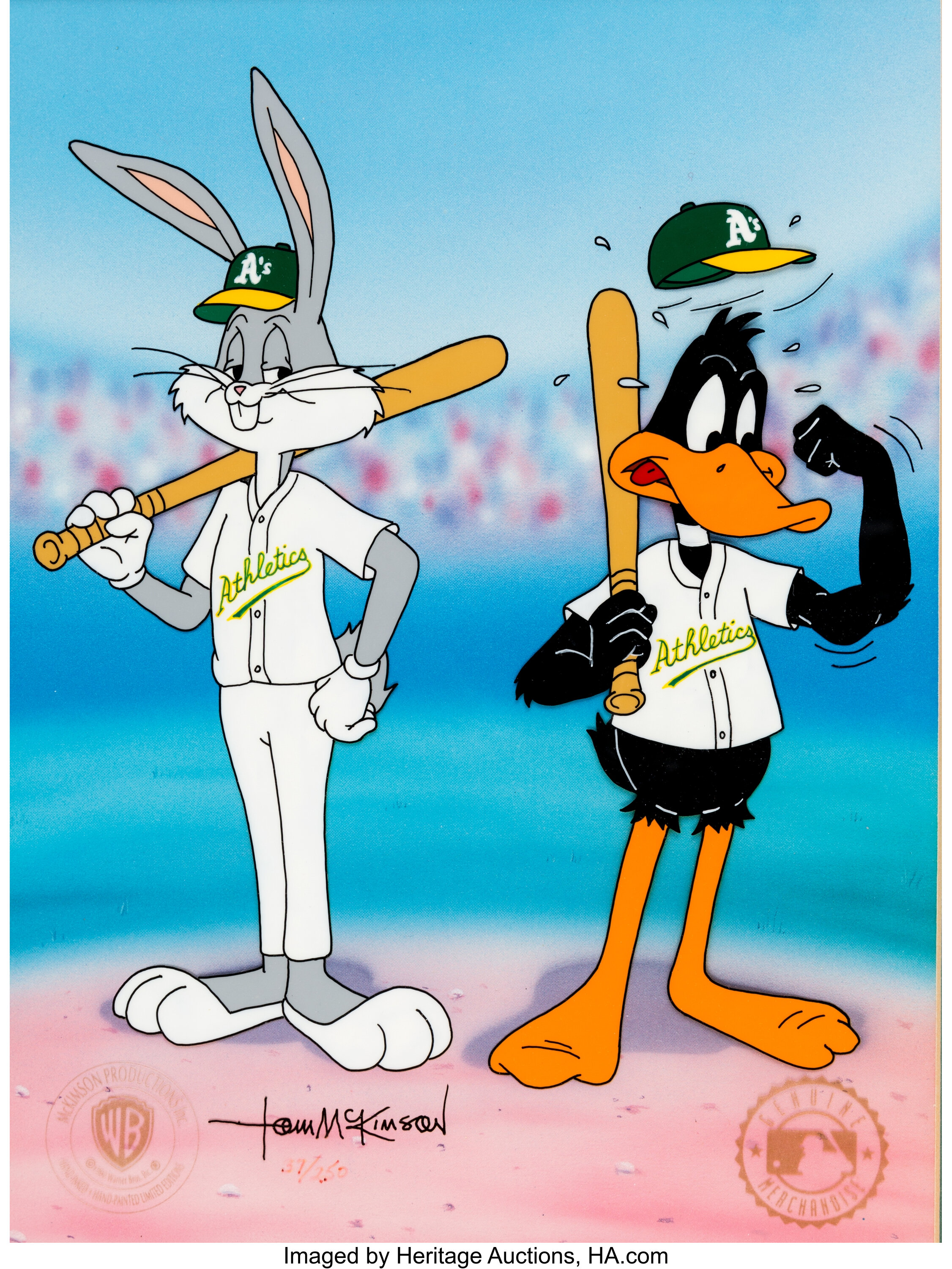 Bash Brothers Bugs Bunny And Daffy Duck Limited Edition Cel Lot Heritage Auctions