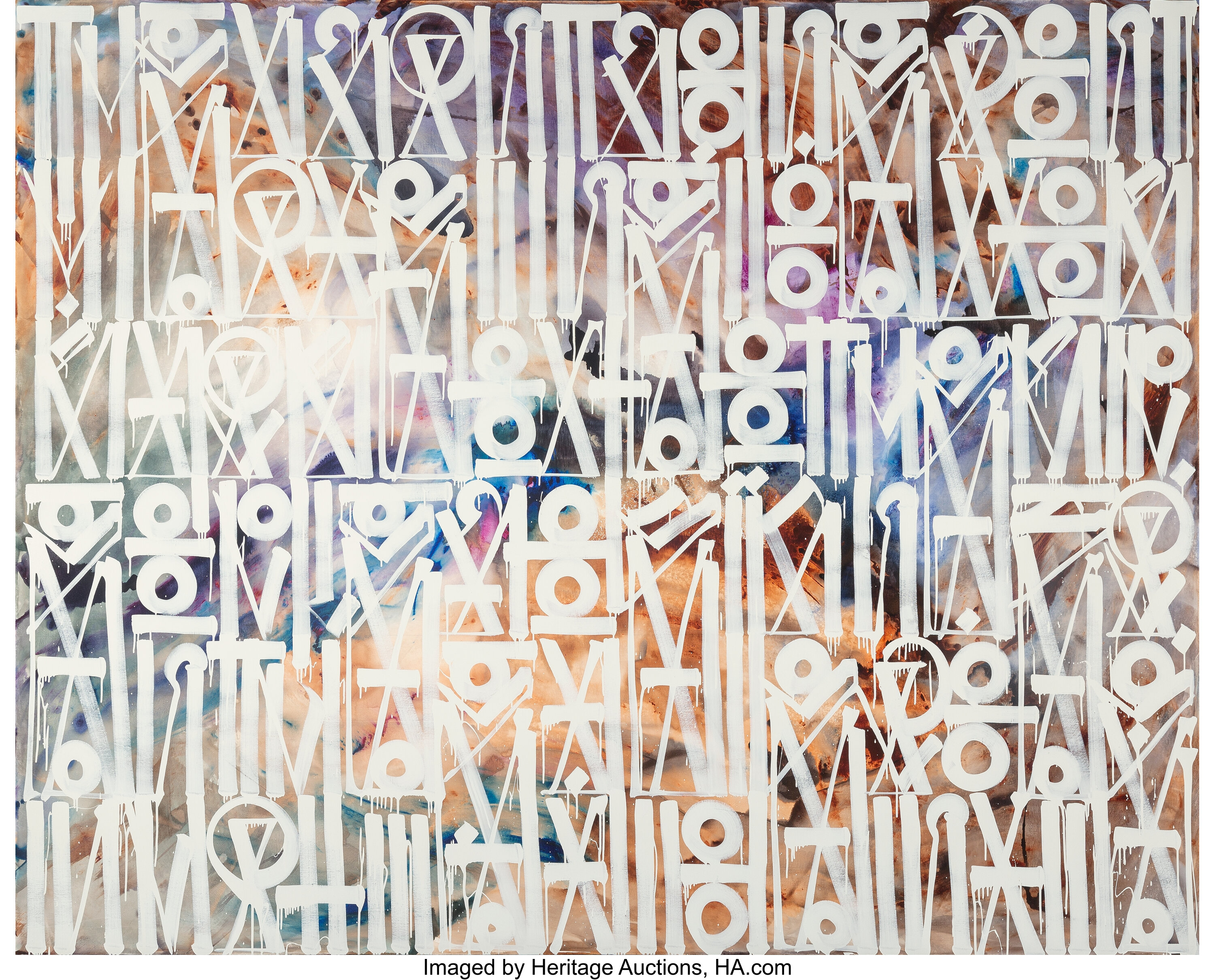 LOUIS VUITTON STORE GRAFFITIED BY ARTIST RETNA