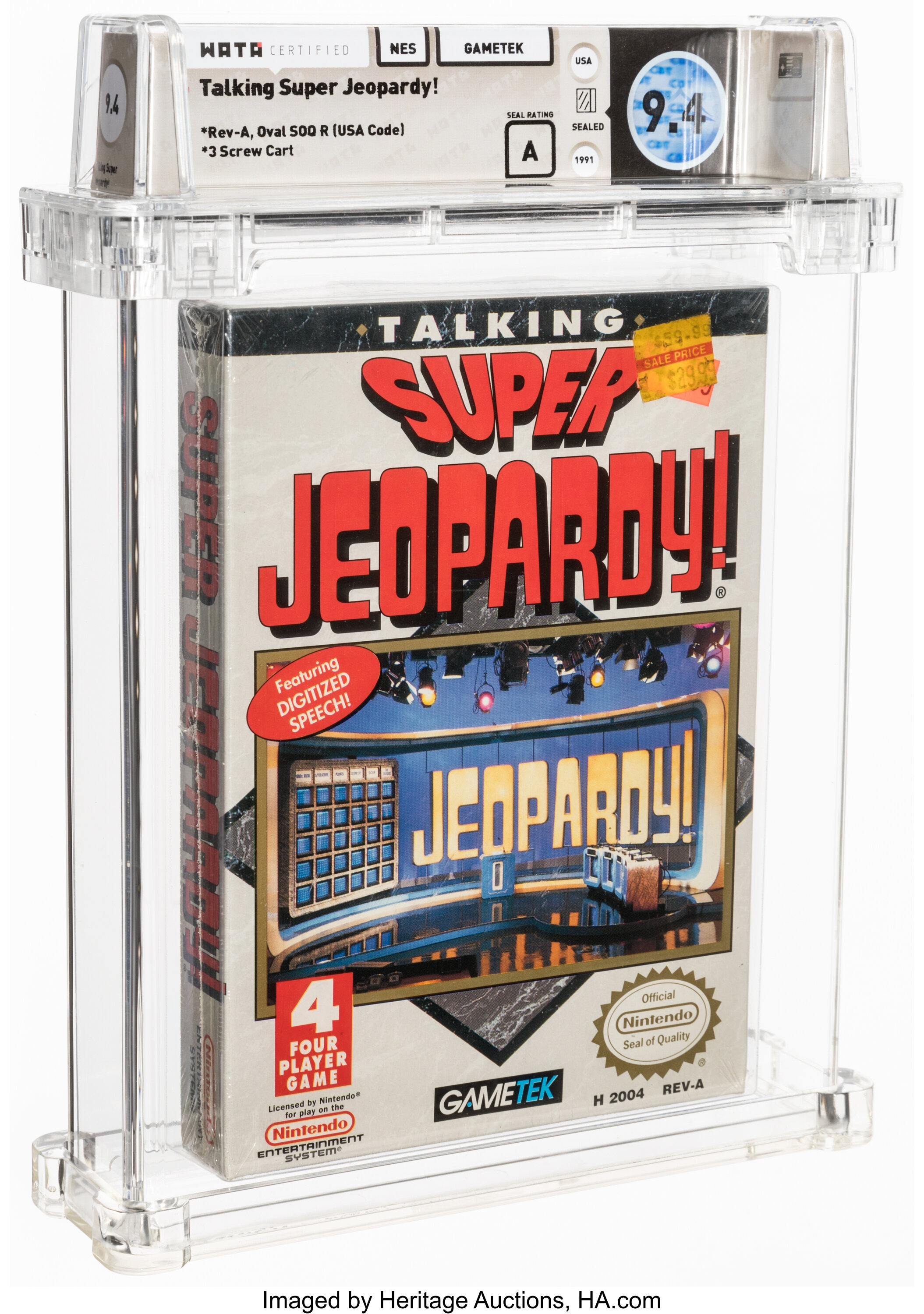 Super Jeopardy! - Wata 9.4 A Sealed, NES Gametek 1991 USA.... Video ...