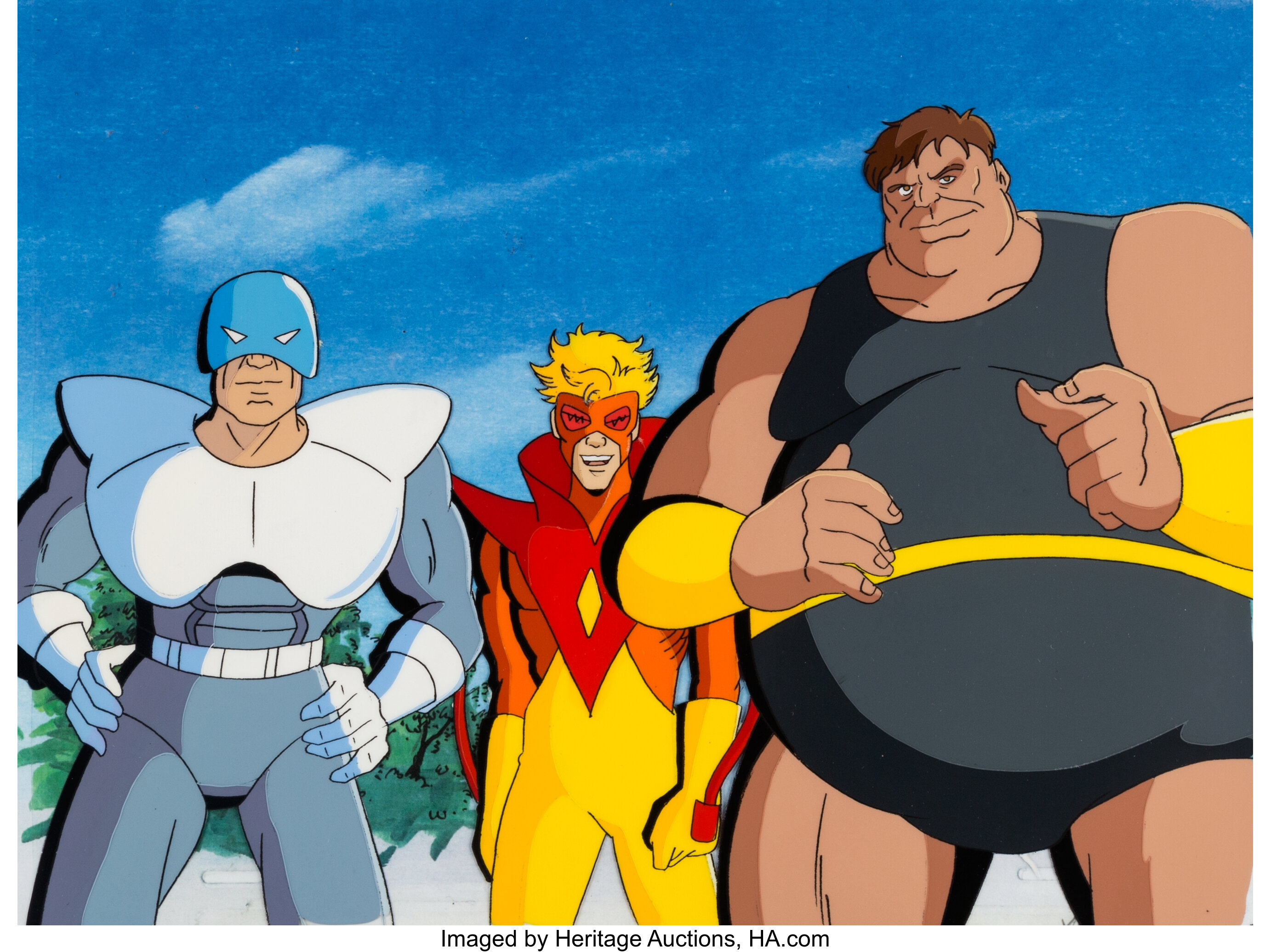 X Men Avalanche Pyro And Blob Production Cel Marvel Studios C Lot Heritage Auctions