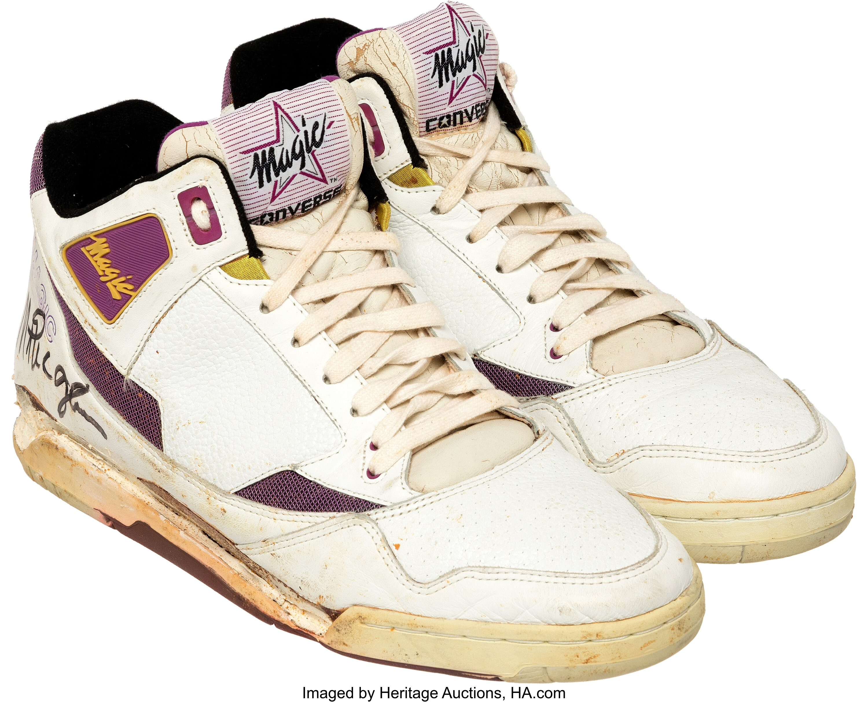 Bemiddelaar Manifestatie Stereotype 1990-91 Magic Johnson Game Worn & Signed Los Angeles Lakers | Lot #59733 |  Heritage Auctions