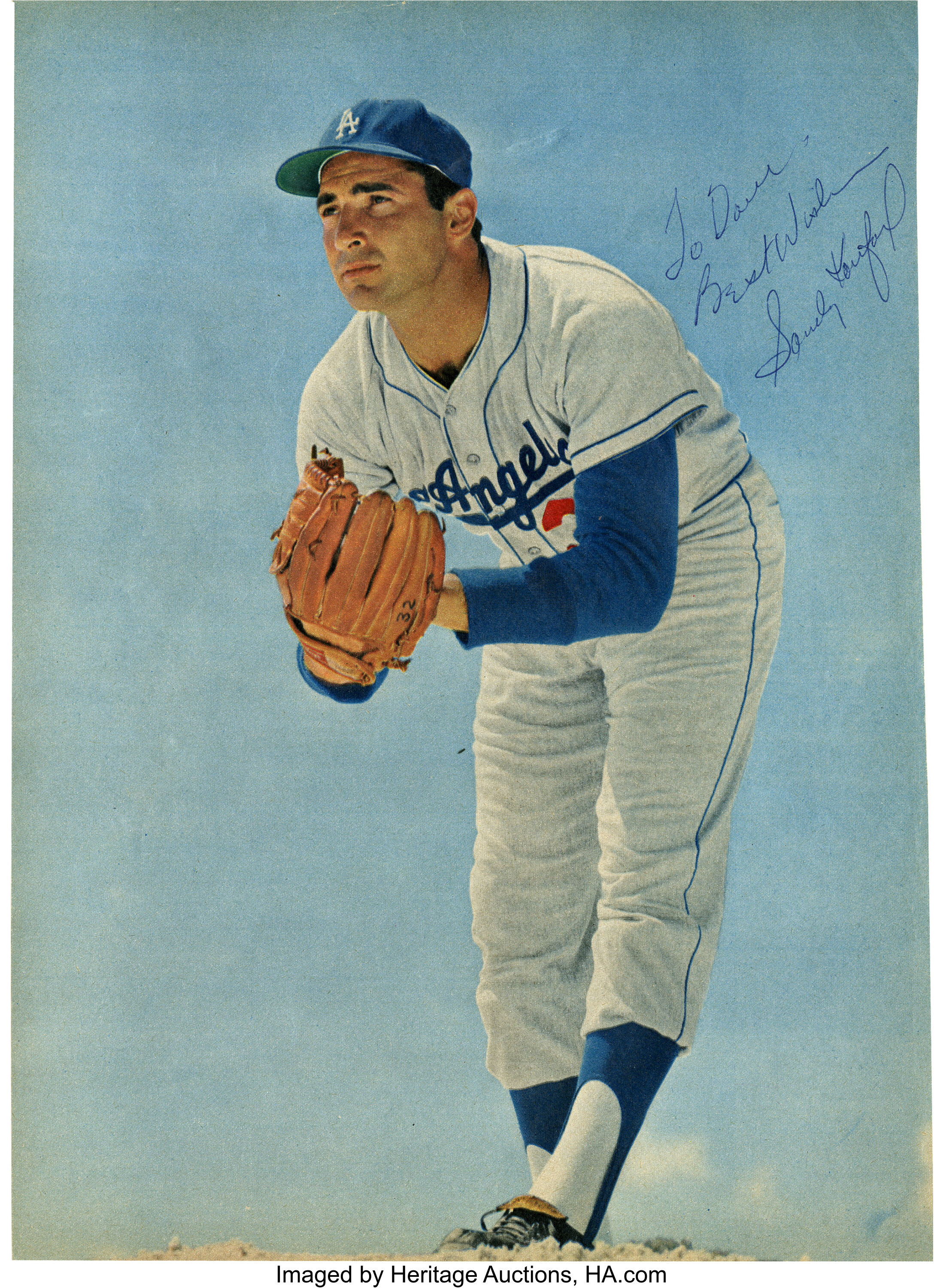 Sold at Auction: Sandy Koufax MLB Baseball SIGNED Autograph & Photo