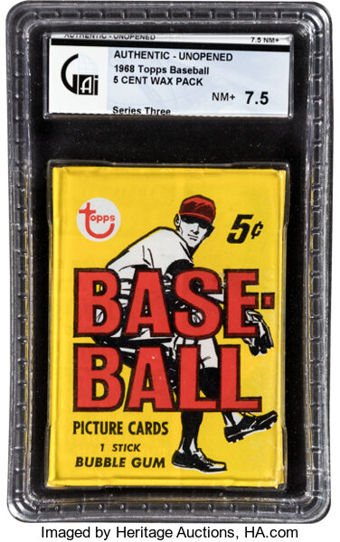 1968 Topps Baseball Complete Set 7.5 - NM+