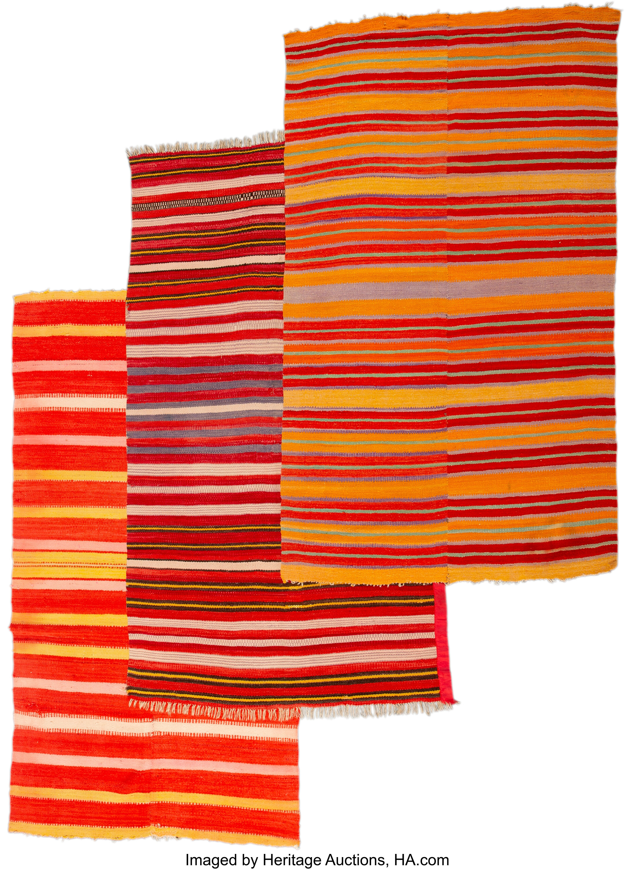 Three New Mexican Rio Grande Weavings... (Total: 3 ) American | Lot ...